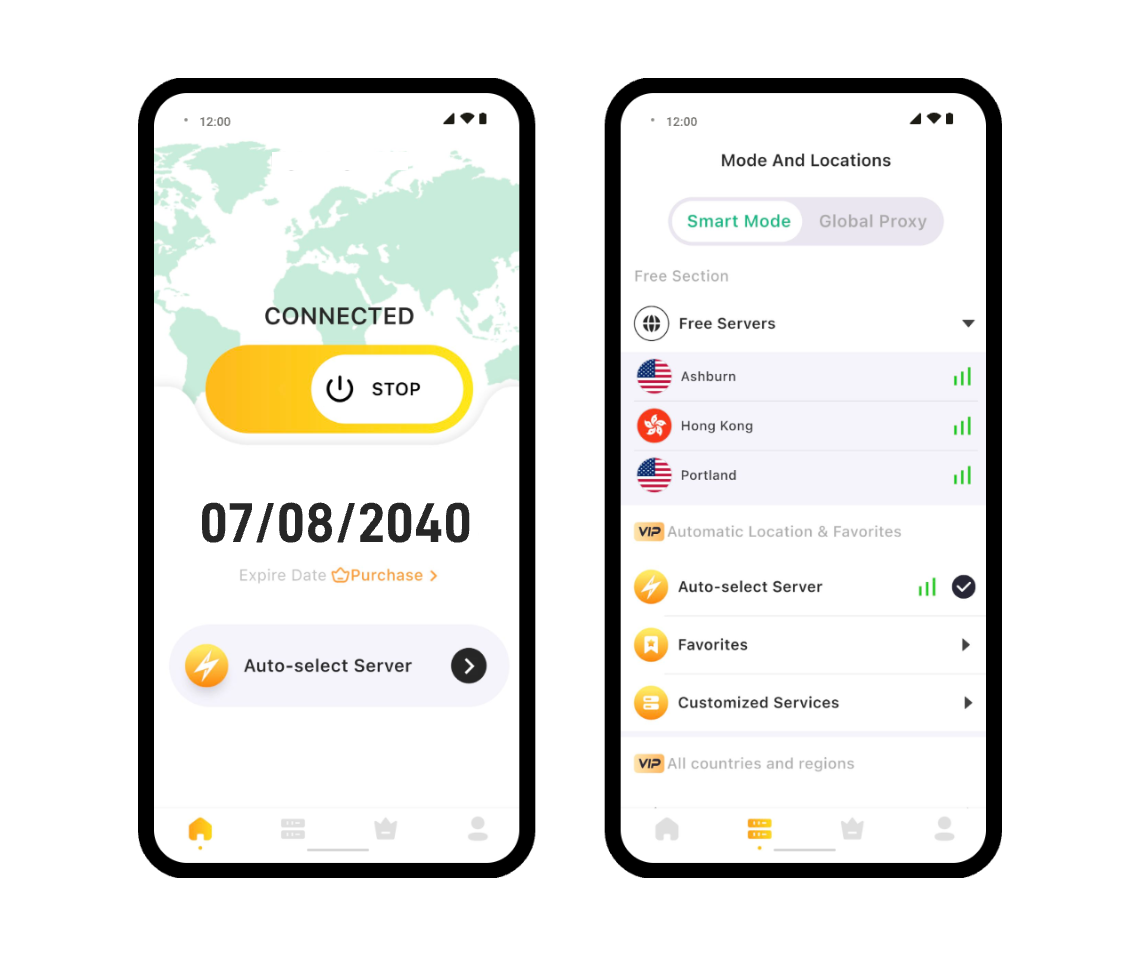 Android 客户端界面示意图